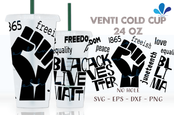 1865 Juneteenth Black History Venti Wrap