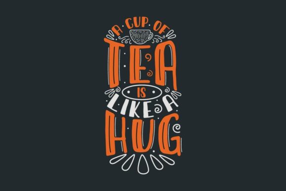 A Cup of Tea is Like a Hug, SVG