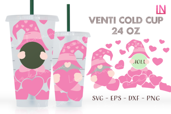 Love Gnome Valentine 24Oz