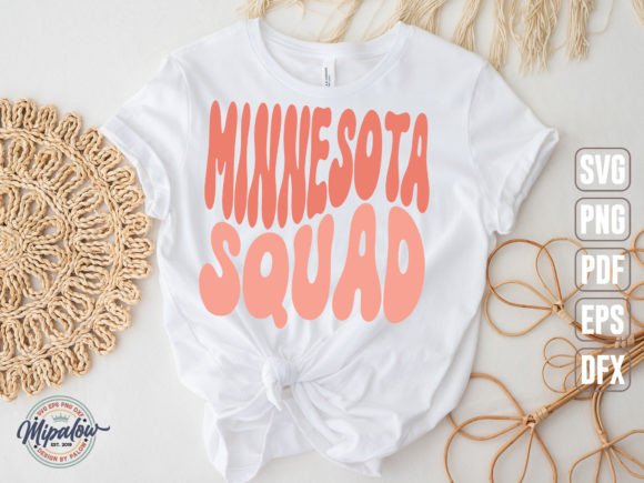 Minnesota Squad State Vintage SVG