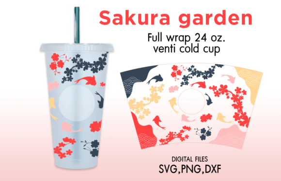 Sakura Garden Venti Cold Cup 24 Oz.