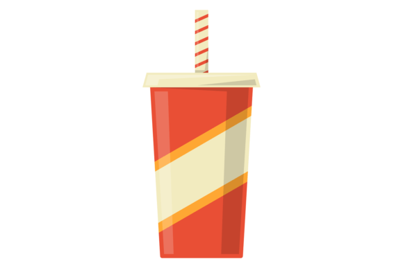 Soda Takeaway Drink Icon. Cartoon Dispos