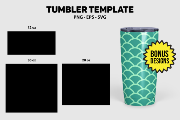 Tumbler Template Designs