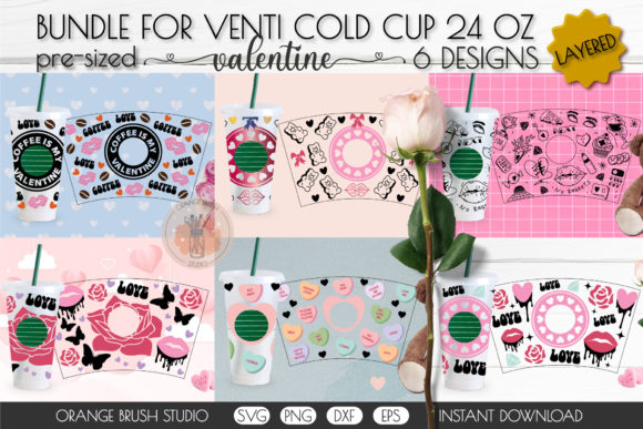 Valentines Wrap Bundle 24 Oz